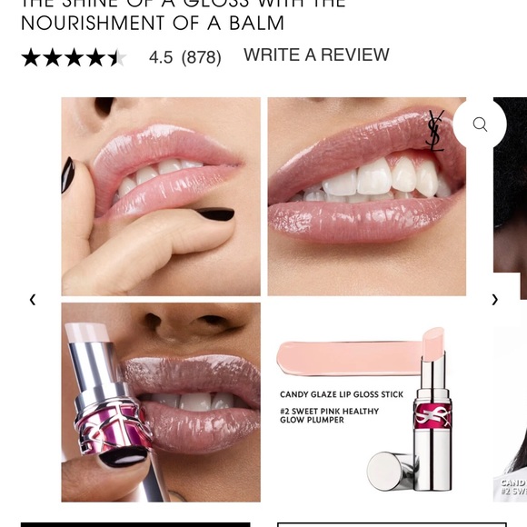 🎉5/$60 Yves saint laurent ROUGE VOLUPTÉ” : CANDY GLAZE MINI LIP BALM - Picture 5 of 5